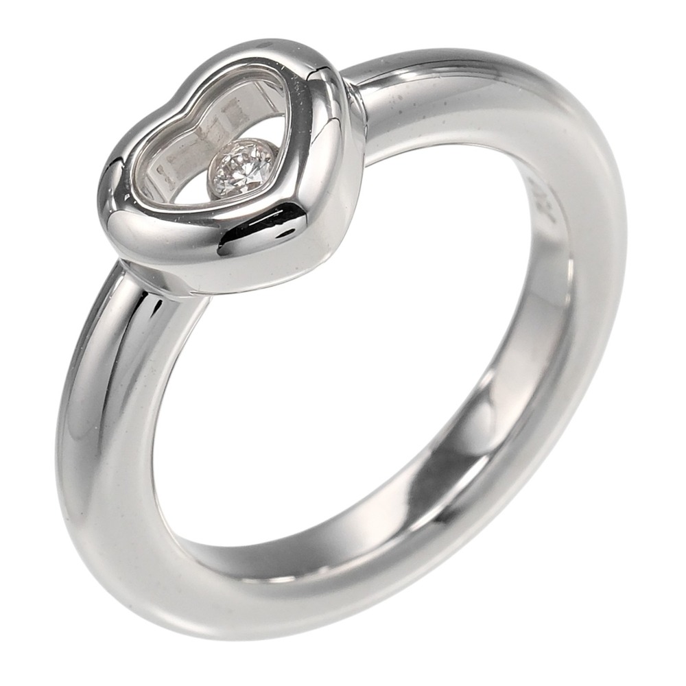 Chopard Happy Diamonds Heart Ring, Size 10, 18K White Gold, Diamonds, Approx....